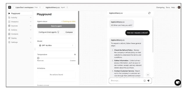 ai chatbot, chatbase workspace